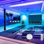 100 FT LED Strip Lights, LED Lights for Bedroom 100 ft with Remote + Bluetooth APP Phone Controlled Color Changing Long Smart LED Light Strip (2 Rolls of 50ft RGB LED Strip Lights)-Sync with Music