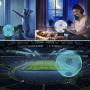 Soccer 3D LED Night Light Touch Table Desk Optical Illusion Lamps, Elstey 7 Color Changing Lights with Acrylic Flat & ABS Base & USB Charger…