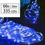 Solhice 66ft 335 LEDs Rope Lights Blue, Waterproof Dimmable Outdoor LED Tube Fairy Light with Remote Control, for Deck, Patio, Wedding, Bedroom Indoor Decor