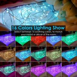 GDEALER 33Ft 100Led Fairy Lights 16 Colors 8 Modes USB Plug in String Lights Christmas Lights with Remote Multi Color Changing Twinkle Firefly Lights for Christmas Decor Bedroom Wedding Party