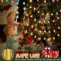 Star String Lights 20 Ft 40 LED Christmas Star Fairy Lights Battery Operated Indoor Outdoor Decorative Lights for Bedroom Christmas Birthday Halloween Garden Ramadan(Warm White)