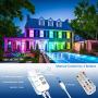 40 Feet Led Strip Lights, Color Changing Lights Strip Music Sync Bluetooth App Remote Control 5050 Led Lights with Built-in Mic Smart Led Lights for Bedroom Room TV Party DIY Decoration
