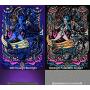 LED Black Light, HouLight 6W LED Tube Black Light for Black Light Bulbs Replacement, Blacklight Poster, UV Art, Bedroom, Black Lights for Halloween and Blacklight Parties