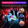 USB Star Night Light Projector and Mini Disco Ball Light, Adjustable Auto Roof Interior Car Ceiling Lights, Flexible Atmosphere Strobe Light Decorations for Bedroom Car Party Ceiling -Plug and Play