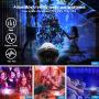 Starlight Night Light Projector, Multi-Mode Projector lamp with Blue-Tooth Music Speaker, Room Decoration/Christmas Party/Family Vacation/Ceiling Wall Atmosphere Light Suitable for Children/Adults