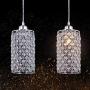Modern Crystal Pendant Lighting Hanging Pendant Lighting Fixture Adjustable Ceiling Light for Kitchen Dining Room Bedroom Kitchen Island (Silver) Modern Crystal Pendant Lighting Hanging Pendant Lighting Fixture Adjustable Ceiling Light for Kitchen Dining Room Bedroom Kitchen Island (Silver)