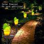 VGYVGYCC Garden Decor Solar Lights Outdoor - 2 Pack Cactus Stake Waterproof Landscape Lights Pathway Yard Lawn Walkway Decoration