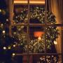 Christmas Lights - Battery Operated String Lights 18ft 50 LED Mini Lights 8 Modes Outdoor String Lights with Timer for Christmas Tree Wreath Party Home Indoor Outdoor Decor, Waterproof, Warm White