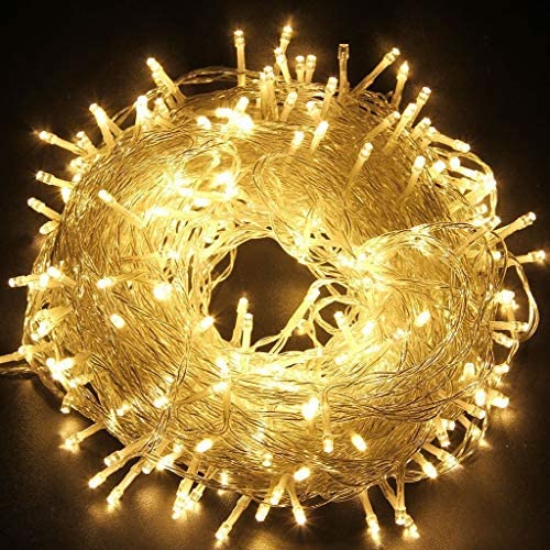 Wowcare 98FT 300 LED Indoor String Lights Warm White, Plug in String Lights 8 Modes Waterproof for Outdoor Christmas Wedding Party Bedroom Wowcare 98FT 300 LED Indoor String Lights Warm White, Plug in String Lights 8 Modes Waterproof for Outdoor Christmas Wedding Party Bedroom
