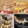 Photos Clips String Lights (10ft. Warm White) AOSTAR 20 LED Battery Operated Fairy String Lights for Bedroom Hanging Photos, Cards and Artworks Christmas Decoration