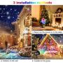 Water Wave LED Projector Light - Ocean Wave Waterproof LED Ripple RGB 3D Water Effect with Remote Control Undersea Strobe Projector Lamp for Christmas Halloween Wedding Party Holiday Disco Kids Adult