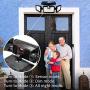 Otdair Solar Security Lights, 3 Head Adjustable Motion Sensor Lights 132 LED Flood Lights Outdoor Spotlights 360° Rotatable IP65 Waterproof for Garden Patio Yard Porch Garage Pathway