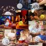 Moon Lamp, Custom Moon Lamp with Picture 16 Colors with Remote Personalized Moon Lamps Photo Engraved Christmas Birthday Gifts for Women Men Boyfriend Mom (4 Inch/9cm)