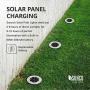 Sunco Lighting 12 Pack Solar Path Lights, Dusk-to-Dawn, 6000K Daylight Deluxe, Cross Spike Stake for Easy in Ground Install, Solar Powered LED Landscape Lighting - RoHS/CE