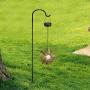 Amugmilk Hanging Solar Lights Outdoor Decorative Lantern,Garden Waterproof Sunflower Metal LED Lamp for Walkway,Yard,Lawn,Patio Decor