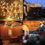 Globe String Lights 59ft 100 Led with Remote Timer,Indoor String Lights for Bedroom Wall Patio Party Home Wedding, Extendable Outdoor Garden Yard Valentines Day Decorative.