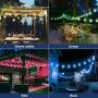 Westinghouse Solar String Lights Outdoor, 21FT Solar Powered Color Changing String Lights with 10 Bulbs(20 LEDs), Water Resistant Solar LED Patio Lights for Garden, Yard, Patio, Lawn, Party, Wedding