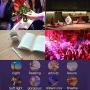 Huamai LED Ceiling Light 50W WiFi Control Ceiling Light, dimmable, Multi-Color, Voice Control and APP Control and Remote Control, Compatible with Alexa and Google Assistant. Indoor Party Light