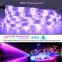 LED Strip Lights,Starlotus RGB 32.8feet/10M Waterproof Flexible Self-Adhesive Led Light Strips,5050 300Leds Color Changing Rope Lights with 44 Keys IR Remote Controller and Power Supply Apply for Home