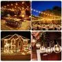 50FT LED G40 Globe String Lights, Shatterproof Outdoor Patio String Lights 2200K with 50+2 Dimmable Edison Bulbs, 50 Backyard Hanging Lights, Bistro Light Waterproof for Balcony Party Wedding Market 50FT LED G40 Globe String Lights, Shatterproof Outdoor Patio String Lights 2200K with 50+2 Dimmable Edison Bulbs, 50 Backyard Hanging Lights, Bistro Light Waterproof for Balcony Party Wedding Market