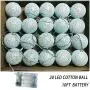 Gladworts Decorative String Lights for Bedroom Decor, Battery Operated Globe Hanging Light Blue Night Lights Indoor Kids, Childrens Canopy Lights, 10ft