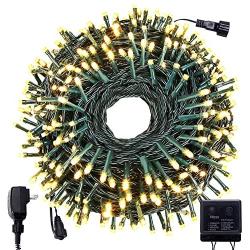 Bestalent Outdoor Christmas String Lights 300 LED 104ft UL 588 Safety Certification Indoor Mini Light for Halloween Xmas Holiday Decoration Warm White