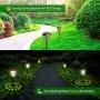 Solar Pathway Lights Outdoor, KOOPER Solar Lights Outdoor, 6 Pack Metal IP65 Waterproof Bright LED Solar Lights for Walkway Garden Yard Patio Decoration, White Light Solar Pathway Lights Outdoor, KOOPER Solar Lights Outdoor, 6 Pack Metal IP65 Waterproof Bright LED Solar Lights for Walkway Garden Yard Patio Decoration, White Light