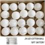 Gladworts LED Decorative String Lights Globe for Bedroom Decor, Battery Operated Soft White Hanging String Lights for Home Living Room, 10ft Gladworts LED Decorative String Lights Globe for Bedroom Decor, Battery Operated Soft White Hanging String Lights for Home Living Room, 10ft