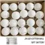 Gladworts LED Decorative String Lights Globe for Bedroom Decor, Battery Operated Soft White Hanging String Lights for Home Living Room, 10ft