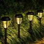 GIGALUMI Solar Path Lights Outdoor, LED Solar Garden Lights Wireless, Waterproof Solar Pathway Lights Outdoor for Patio, Yard, Walkway, Lawn. (8 Pack, Warm White)