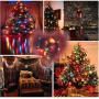 33ft 50LEDs Christmas String Lights, C9 Christmas Lights with 29V Safe Adaptor, End-to-End,UL Certified Outdoor Indoor Fairy Lights for Christmas Tree, Patio, Garden, Party, Wedding, Holiday