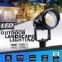SUNVIE 12W LED Landscape Lights Low Voltage Garden Pathway Lights Super Warm White 12V Waterproof Outdoor Spotlights for Driveway Walkway Yard Patio Porch Trees with Spike Stand (10 Pack)
