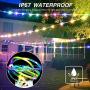 Ollivage Color Changing Rope Lights String Lights for Bedroom, Battery Powered Light Strip 40ft 8 Modes Hanging Fairy Lights with Remote for Camping Halloween Christmas, 2 Pack