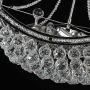 Sweety House New Snowflake Customized 9-lamp Chandelier, Simple postmodern Crystal lamp, Creative net red Dining Room Lighting Chandelier (Gold)