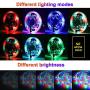 LED Strip Lights,YLCVBUD 32.8ft 3528 SMD RGB Rope Lights Music Sync Color Changing, Rope Light 600 SMD, IR Remote Controller Flexible Strip No White for Home Party Bedroom Party Indoor
