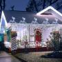 99Ft LED Rope Lights Outdoor, 500 LEDs Fairy String Lights Plug in 8 Modes, Dimmable, Super Durable, Waterproof String Lights Outdoor Indoor for Patio Wedding Christmas (Daylight White)