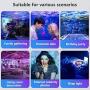 Starlight Night Light Projector, Multi-Mode Projector lamp with Blue-Tooth Music Speaker, Room Decoration/Christmas Party/Family Vacation/Ceiling Wall Atmosphere Light Suitable for Children/Adults