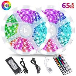 Litake 65.6ft LED Strip Lights Ultra-Long RGB LED Light Strips for Bedroom LED Color Changing Strip Lights with 44 Keys Remote 600LEDs SMD 5050 LED Tape Lights for Room Ceiling Kitchen Party