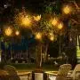TomCare Solar Lights Outdoor Metal Flickering Flame Solar Lantern Outdoor Hanging Decorative Lanterns with Hanging Chain Solar Powered Waterproof LED Decorations for Patio Garden Deck Yard, 2 Pack TomCare Solar Lights Outdoor Metal Flickering Flame Solar Lantern Outdoor Hanging Decorative Lanterns with Hanging Chain Solar Powered Waterproof LED Decorations for Patio Garden Deck Yard, 2 Pack