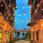 Afirst Solar Patio Lights with 15 LED Bulbs Weatherproof Outdoor String Lights for Backyard Deck Gazebo Party Wedding Lighting 20FT