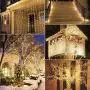Koopower [ 2 Pack ] 50 LED Outdoor [Timer] Battery Fairy Lights on 5M String Cable - (8 Modes, 120 Hours of Lighting, Warm White)