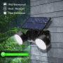 Solar Lights Outdoor, 30 LED Solar Security Lights with Motion Sensor Dual Head Spotlights IP65 Waterproof 360° Adjustable Solar Motion Lights Outdoor for Front Door Yard Garden Garage Patio