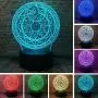 Lamps for Living Room 3D Anime Japanese Cardcaptor Card Captor Sakura Magic Circle Array 7/16 Color Change Night Light Table Lamp Kids Holiday Christmas Toy Kids Night Light SGFG