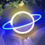 iceagle Planet Light Neon Signs Neon Lights for Wall Decor,USB or Battery LED Signs for Bedroom, Decorative Neon Light Sign for Christmas,Birthday Party, Living Room, Girls,Kids Room