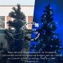 String Lights by Oopswow, 100 LED 39 FT 8 Modes Changing Lights Fairy String Light Connectable Christmas Light Plug in with Light Sensor,Remote Control Timer for Bedroom Indoor Party Outdoor,100L Blue