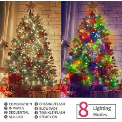 Led Globe String Lights, Upgraded 66ft 150 Leds Color Changing Christmas Lights with Remote, Plug in Waterproof Extendable Fairy Lights Decoration for Indoor Outdoor Wedding Birthday Party Xmas