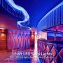 Charkee Led Lights for Bedroom 32.8ft, 2 Rolls of 16.4ft Led Light Strips with Remote and Power Supply for Bedroom, Room, Kitchen, Decoration
