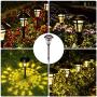 Solpex Solar Pathway Lights Outdoor,6 Pack Solar Garden Lights, Bronze Finshed, Waterproof Solar Walkway Lights Outdoor Lawn, Patio, Yard, Garden, Pathway, Walkway and Driveway.