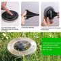 Solar Lights Outdoor, 8 LEDs Solar Ground Lights, Garden Lights Solar Powered Waterproof Solar Landscape Lights for Deck Lawn Pathway Yard Driveway Walkway(Daylight White, 10-Pack)