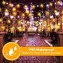 Star String Lights LINGSFIRE Twinkling Fairy Lights 23ft 50 LED Twinkle Star Lights with Remote USB Powered Hanging String Lights Indoor Outdoor for Bedroom Kids Room Patio Tent Christmas Party